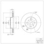 DFC Rotors with 5000 Advanced Brake Pads for 2012-2019 Scion/Toyota (iQ, Prius C) 6502-76456