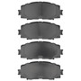 DFC Rotors with 5000 Advanced Brake Pads for 2012-2019 Scion/Toyota (iQ, Prius C) 6502-76456