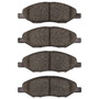 DFC GEOSPEC Rotors with 5000 Advanced Brake Pads for 2007-2017 Nissan (Tiida, Versa) 4502-67113