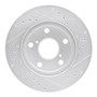 DFC Rotors-Drilled and Slotted-Silver with 5000 Advanced Brake Pads for 1991 Toyota (MR2) 7502-76149