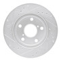 DFC Rotors-Drilled and Slotted-Silver with 5000 Advanced Brake Pads for 1991 Toyota (MR2) 7502-76149