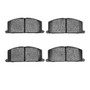 DFC Rotors with 5000 Advanced Brake Pads for 1991-1994 Toyota (Tercel) 6502-76157