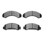 DFC Rotors-Drilled and Slotted-Black with Heavy Duty Brake Pads for 1983-1994 Ford/Mazda (Aerostar, Ranger, B2300, B3000) 8202-99092