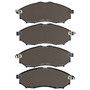 DFC Rotors with 5000 Advanced Brake Pads for 2005-2013 INFINITI (FX35, FX37, FX45) 6502-68072