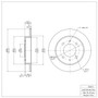 DFC GEOSPEC Rotors with 5000 Advanced Brake Pads for 1997-2006 Hyundai (Elantra, Tiburon) 4502-03092