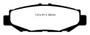 EBC 93-97 Lexus GS300 3.0 Redstuff Rear Brake Pads