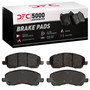 DFC Rotors with 5000 Advanced Brake Pads for 2007-2017 Dodge/Mitsubishi (Caliber, Lancer) 6502-40194