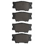 DFC GEOSPEC Rotors with 5000 Advanced Brake Pads for 2007-2012 Lexus/Toyota (ES350, Avalon, Camry) 4502-76134