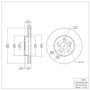 DFC Rotors with 5000 Advanced Brake Pads for 2000 Toyota (Celica) 6502-76375