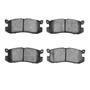 DFC Rotors with 5000 Advanced Brake Pads for 1988-1992 Ford/Mazda (Probe, 626, MX-6) 6502-80118