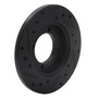 DFC Rotors-Drilled and Slotted-Black with 5000 Advanced Brake Pads for 1988-1993 Ford (Festiva) 8502-54222