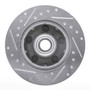 DFC Rotors-Drilled and Slotted-Silver with 5000 Advanced Brake Pads for 1983-1994 Ford/Mazda (Aerostar, Ranger, B2300, B3000) 7502-99019