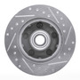 DFC Rotors-Drilled and Slotted-Silver with 5000 Advanced Brake Pads for 1983-1994 Ford/Mazda (Aerostar, Ranger, B2300, B3000) 7502-99019