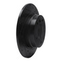 DFC Rotors-Drilled and Slotted-Black with 5000 Advanced Brake Pads includes Hardware for 1991-1999 BMW (318i, 318is, 323i, 323is) 8512-31240