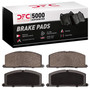 DFC Rotors with 5000 Advanced Brake Pads for 1985-1988 Chevrolet/Toyota (Nova, Corolla, MR2) 6502-76194