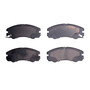 DFC Rotors with 5000 Advanced Brake Pads for 1995 Honda (Passport) 6502-37037
