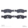 DFC Rotors with 5000 Advanced Brake Pads for 1985-1989 Dodge/Plymouth (Aries, Shadow, Reliant, Sundance) 6502-40094