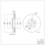 DFC Rotors with 5000 Advanced Brake Pads for 2000-2010 Scion/Toyota (tC, Celica) 6502-76383