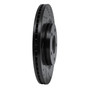 DFC Rotors-Drilled and Slotted-Black with 5000 Euro Ceramic Brake Pads for 2011-2019 Nissan (Juke, Sentra) 8602-67012