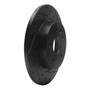 DFC Rotors-Drilled and Slotted-Black with 5000 Advanced Brake Pads for 2011-2018 Buick/Chevrolet (Encore, Cruze, Cruze Limited, Sonic)