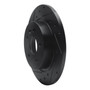 DFC Rotors-Drilled and Slotted-Black with 5000 Advanced Brake Pads for 2011-2018 Buick/Chevrolet (Encore, Cruze, Cruze Limited, Sonic)