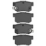 DFC Rotors with 5000 Advanced Brake Pads includes Hardware for 1998-1999 Acura (CL) 6512-59253