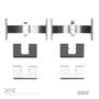 DFC Rotors with 5000 Advanced Brake Pads includes Hardware for 1998-1999 Acura (CL) 6512-59253