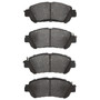 DFC GEOSPEC Rotors with 5000 Advanced Brake Pads for 2017-2022 Nissan (Kicks, Versa) 4502-67158