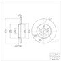 DFC Rotors with 5000 Advanced Brake Pads for 2002-2003 Toyota (Camry) 6504-76390