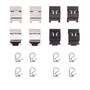 DFC Rotors with 5000 Advanced Brake Pads includes Hardware for 2020-2022 Ford (Transit-150, Transit-250, Transit-350, Transit-350 HD)