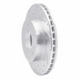 DFC Rotors-Drilled and Slotted-Silver with 5000 Advanced Brake Pads for 1979-1981 Pontiac (Firebird) 7502-52037