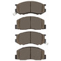 DFC Rotors with 5000 Advanced Brake Pads for 1986-1989 Toyota (Van, Van Wagon) 6502-76545