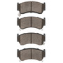DFC Rotors with 5000 Advanced Brake Pads for 1995-2000 Nissan (200SX, Lucino, Sentra) 6502-67305