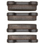 DFC Rotors with 5000 Euro Ceramic Brake Pads for 1974 Opel (Manta) 6602-22021