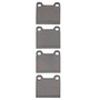 DFC Rotors with 5000 Euro Ceramic Brake Pads for 1974 Opel (Manta) 6602-22021