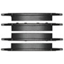 DFC GEOSPEC Rotors with 5000 Advanced Brake Pads for 2005 Buick/Cadillac/Chevrolet (LeSabre, Park Avenue, DeVille, Impala) 4502-47071