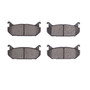 DFC GEOSPEC Rotors with 5000 Advanced Brake Pads for 1993-1997 Ford/Mazda (Probe, 626, MX-6) 4502-80054