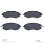 DFC GEOSPEC Rotors with 5000 Advanced Brake Pads for 1998-2006 Hyundai (Elantra) 4502-72041