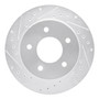 DFC Rotors-Drilled and Slotted-Silver with 5000 Advanced Brake Pads for 1990-2002 Chevrolet (Astro) 7502-48162