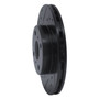 DFC Rotors-Drilled and Slotted-Black with 5000 Advanced Brake Pads for 1987-1992 Geo/Toyota (Prizm, Corolla, MR2) 8502-76100