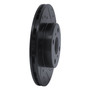 DFC Rotors-Drilled and Slotted-Black with 5000 Advanced Brake Pads for 1987-1992 Geo/Toyota (Prizm, Corolla, MR2) 8502-76100