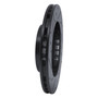 DFC Rotors-Drilled and Slotted-Black with 5000 Advanced Brake Pads for 1987-1992 Geo/Toyota (Prizm, Corolla, MR2) 8502-76100