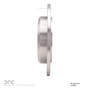 DFC Rotors with 5000 Advanced Brake Pads for 2011-2022 Dodge/Jeep (Durango, Grand Cherokee, Grand Cherokee WK) 6502-42061