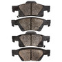 DFC Rotors with 5000 Advanced Brake Pads for 2011-2022 Dodge/Jeep (Durango, Grand Cherokee, Grand Cherokee WK) 6502-42061