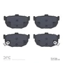 DFC GEOSPEC Rotors with 5000 Advanced Brake Pads for 2007-2008 Hyundai (Tiburon) 4502-03125