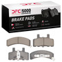 DFC GEOSPEC Rotors with 5000 Advanced Brake Pads for 1988-2000 Cadillac/Chevrolet/GMC (Escalade, K1500, K1500 Suburban, K2500) 4502-48077
