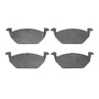 DFC Rotors with 5000 Advanced Brake Pads for 2011-2015 Volkswagen (Jetta) 6502-74341