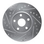 DFC Rotors-Drilled and Slotted-Silver with 5000 Advanced Brake Pads for 1988-1991 Lexus/Toyota (ES250, Camry) 7502-76029