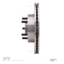 DFC Rotors with 5000 Advanced Brake Pads for 1983-1987 Volvo (740, 745, 760) 6502-27123