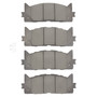 DFC Rotors with 5000 Advanced Brake Pads for 2007-2018 Lexus/Toyota (ES300h, ES350, Avalon, Camry) 6502-76465